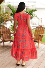 Carmen Maxi Dress Babylon Flower print Kenzie Tenzie
