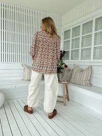 Bee Blouse ~ Harlowe print