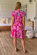 Lizzie Mini Dress Rosebud Print