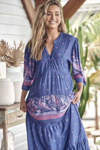 Jazmin Maxi Dress Celestial print