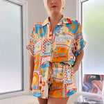 Lola Shirt Sun Lounger Print