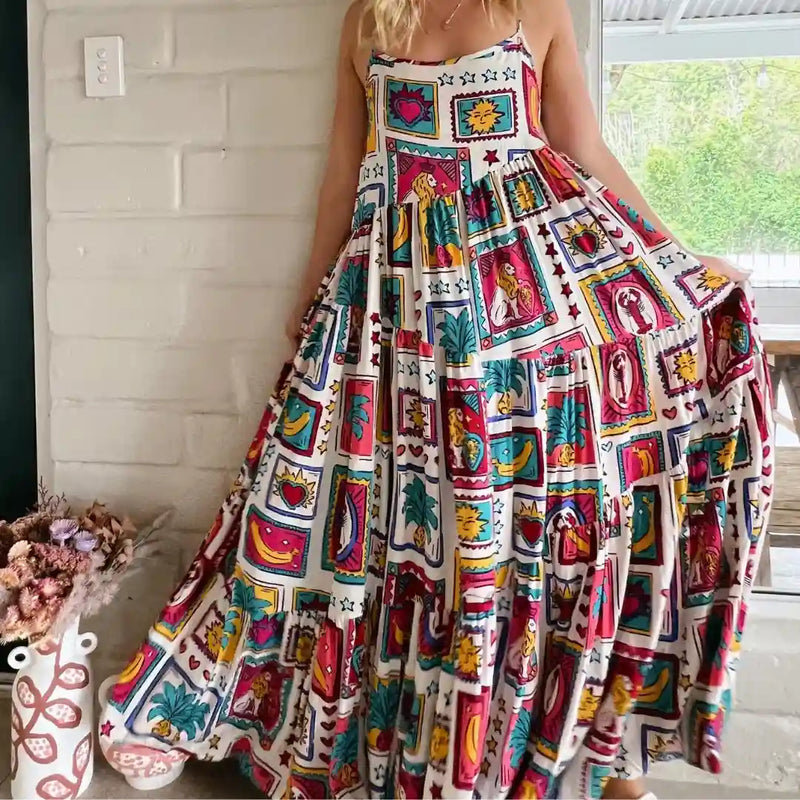 Winona Maxi Dress Alice print