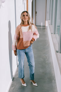 Golden Hour ~ Block Colour Knit
