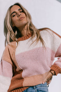Golden Hour ~ Block Colour Knit