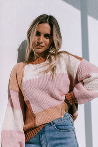Golden Hour ~ Block Colour Knit