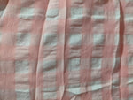 Spring Check Midi Dress Blush Print
