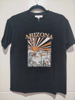 Arizona Wanderlust Black Band Tee Kenzie Tenzie