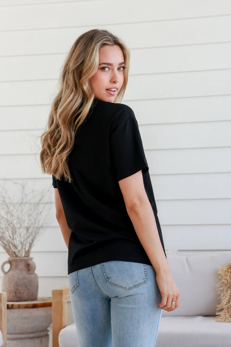 Arizona Wanderlust Black Band Tee Kenzie Tenzie