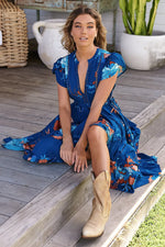 Asher Maxi Dress Floral Carnival Print