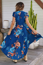 Asher Maxi Dress Floral Carnival Print