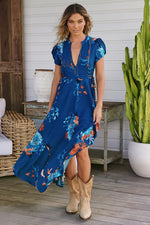Asher Maxi Dress Floral Carnival Print