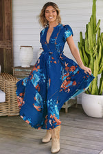 Asher Maxi Dress Floral Carnival Print