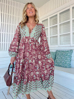Eve Midi Dress Athena Print