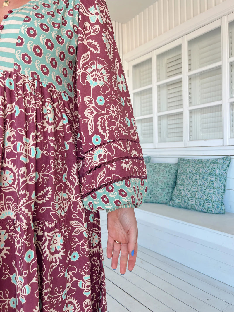 Eve Midi Dress Athena Print