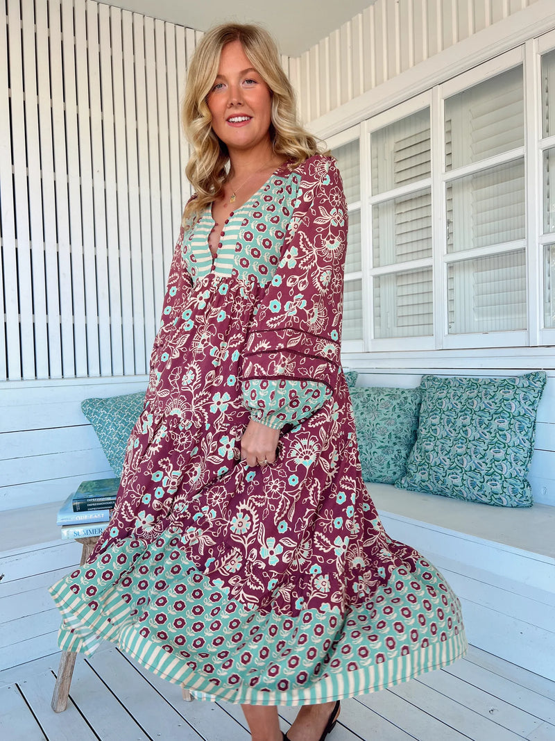 Eve Midi Dress Athena Print