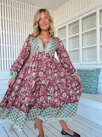 Eve Midi Dress Athena Print