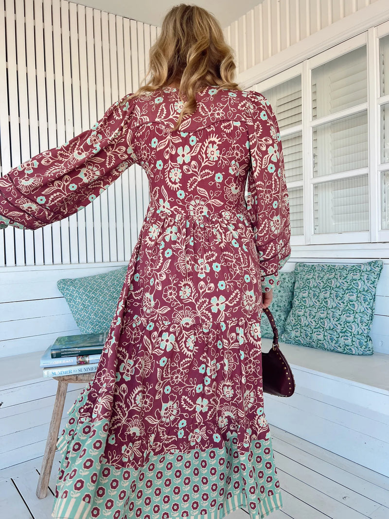 Eve Midi Dress Athena Print