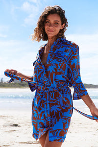 Beverly Shirt Dress Desert to Sea Print Kenzie Tenzie