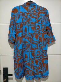 Beverly Shirt Dress Desert to Sea Print Kenzie Tenzie