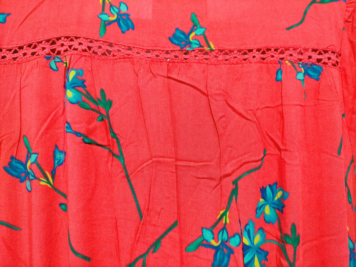 Carmen Maxi Dress Babylon Flower print Kenzie Tenzie