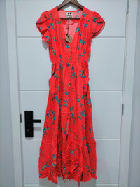 Carmen Maxi Dress Babylon Flower print Kenzie Tenzie