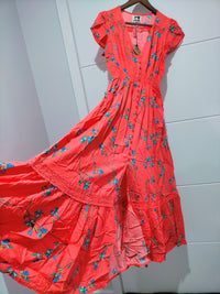 Carmen Maxi Dress Babylon Flower print Kenzie Tenzie