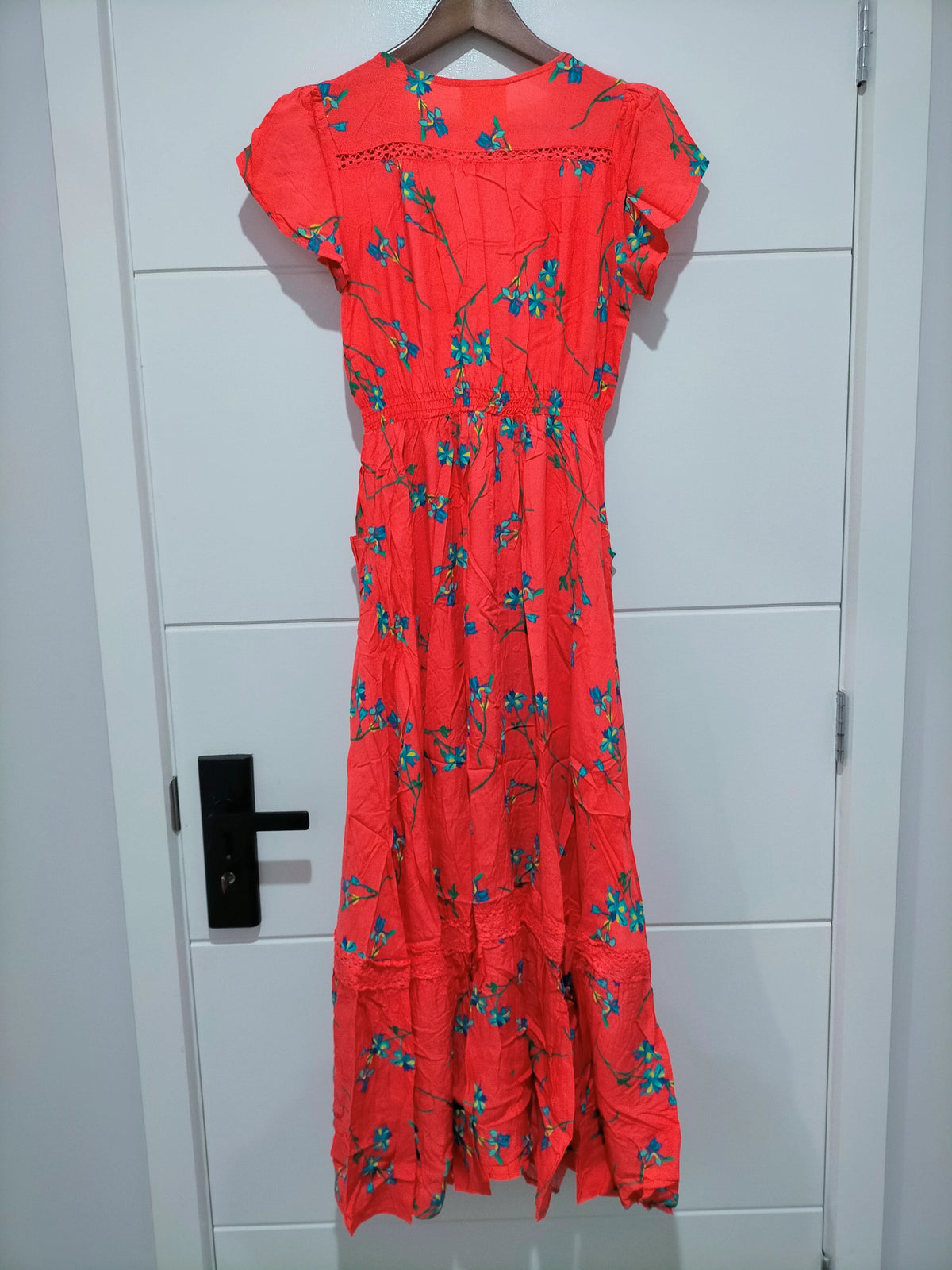 Carmen Maxi Dress Babylon Flower print Kenzie Tenzie
