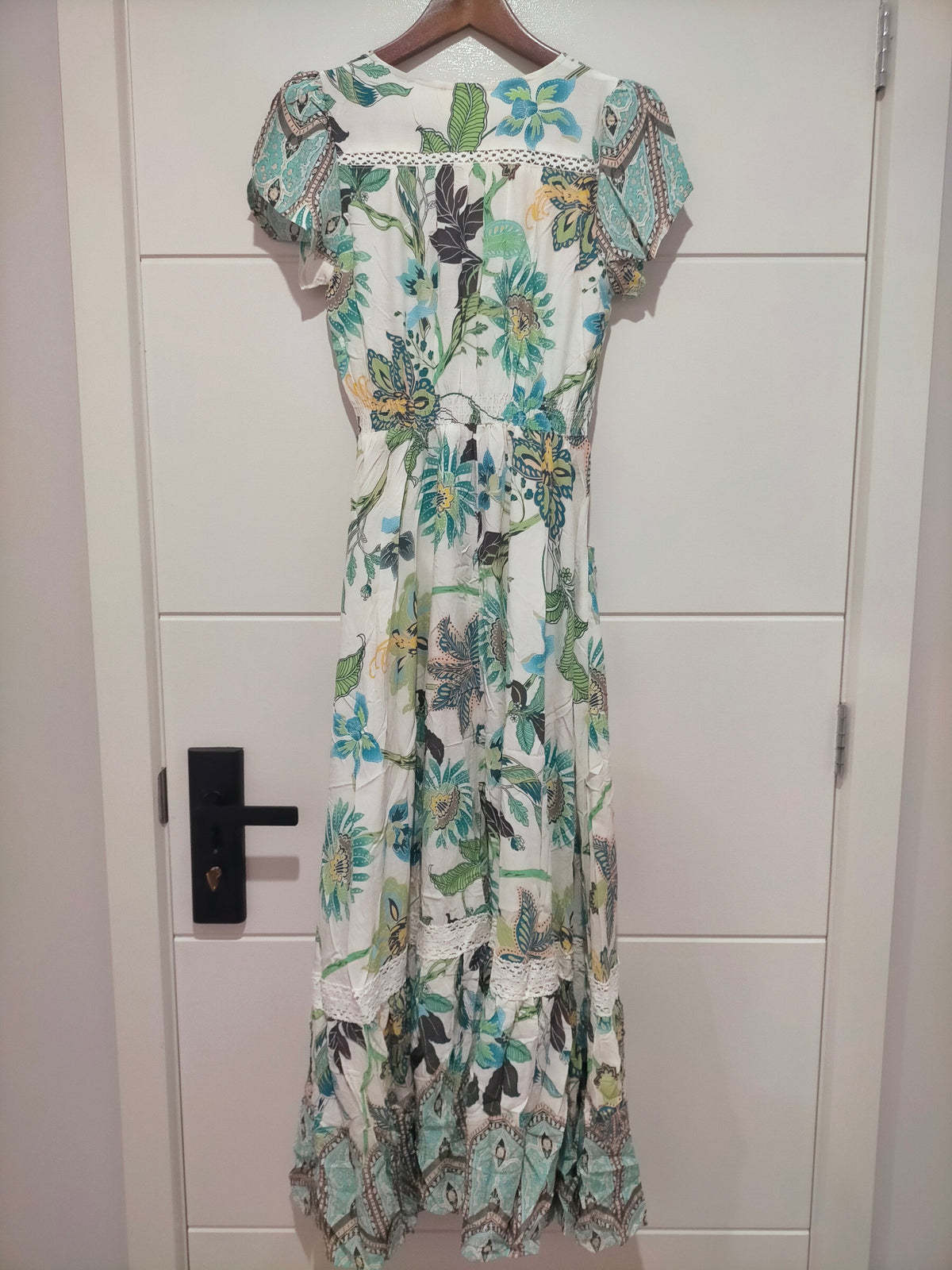 Carmen Maxi Dress Utopia print Kenzie Tenzie