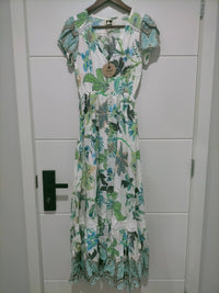 Carmen Maxi Dress Utopia print Kenzie Tenzie