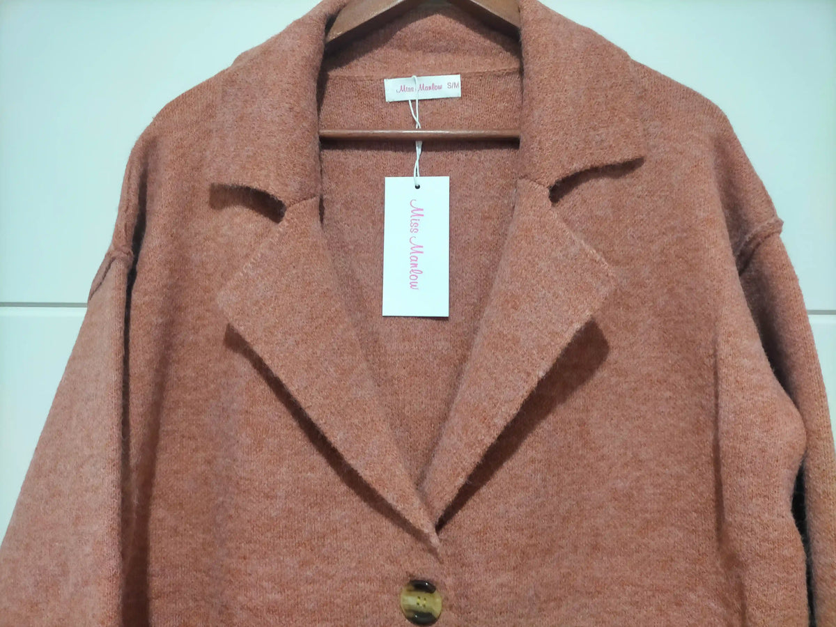 Chesterfield Coatigan - Soft Rust