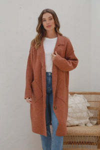 Chesterfield Coatigan - Soft Rust