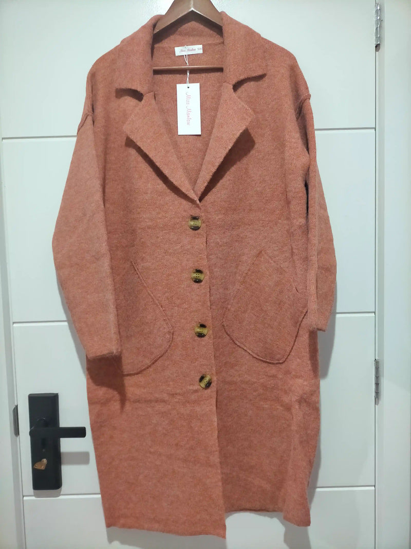 Chesterfield Coatigan - Soft Rust