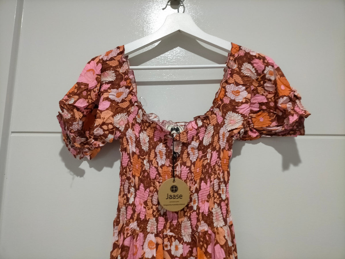 Claudette Maxi Dress Pixie print Kenzie Tenzie