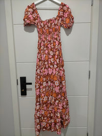 Claudette Maxi Dress Pixie print Kenzie Tenzie