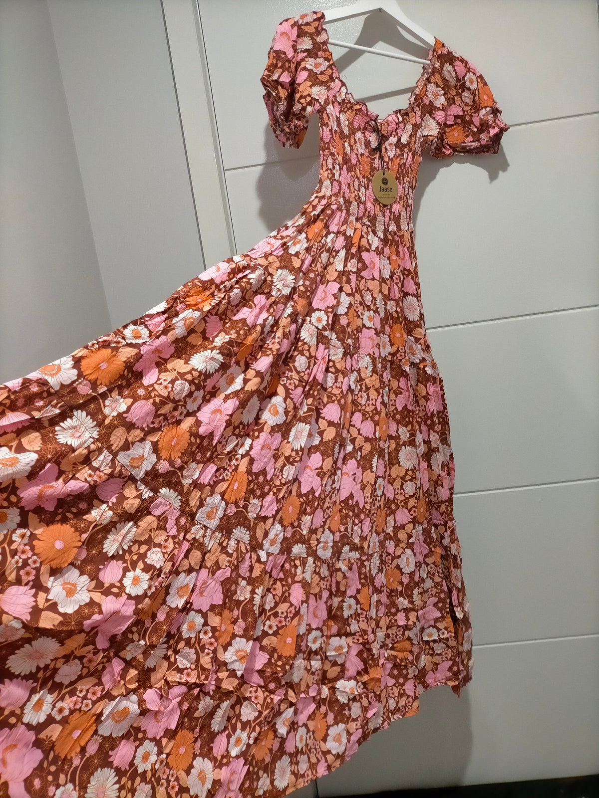 Claudette Maxi Dress Pixie print Kenzie Tenzie