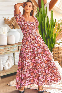 Claudette Maxi Dress Pixie print Kenzie Tenzie