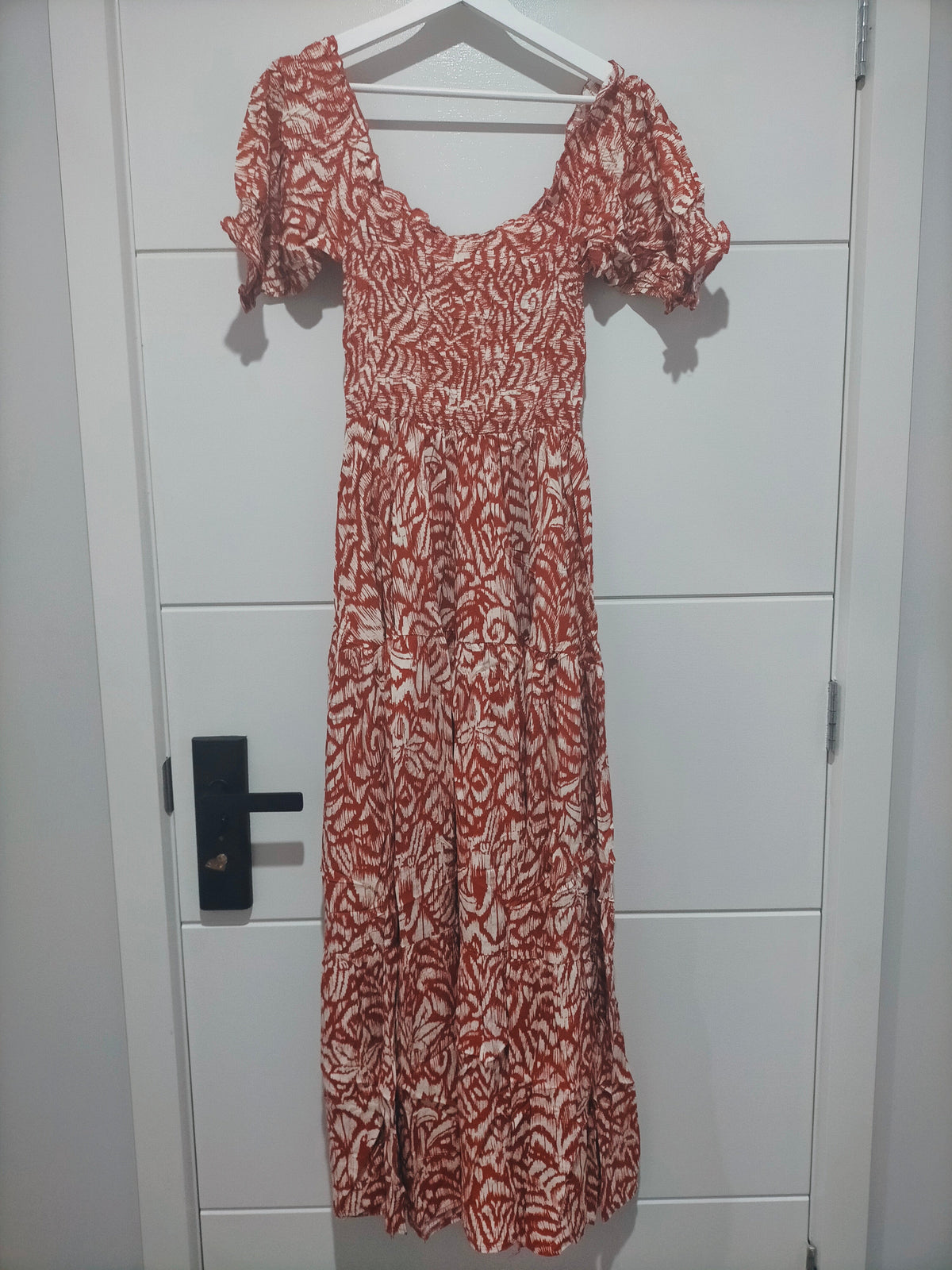 Claudette Maxi Dress Wilderness Cherry print Kenzie Tenzie