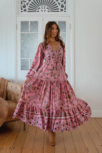 Teresa Maxi Dress ~ Elara Print