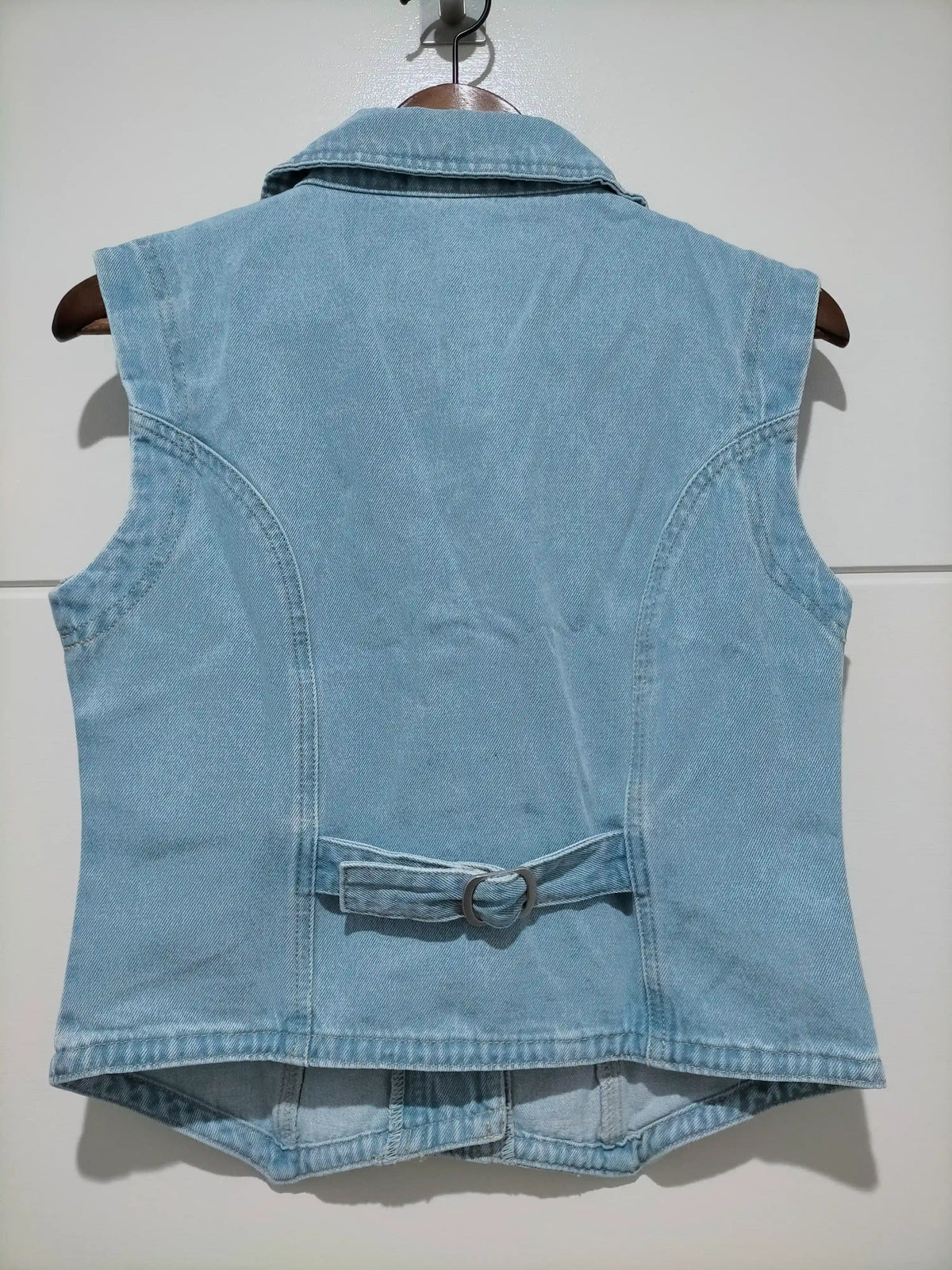 Dani Denim Vest ~ Light Blue
