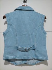 Dani Denim Vest ~ Light Blue