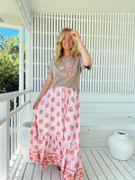 Daphne Maxi Skirt in Desert Wildflower print