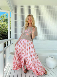 Daphne Maxi Skirt ~ Desert Wildflower print
