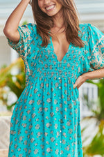 Ellie Maxi Dress Maui Print Kenzie Tenzie