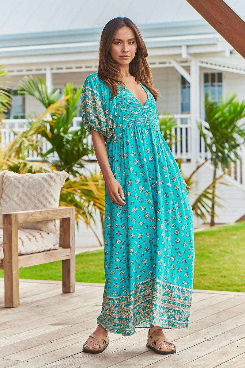 Ellie Maxi Dress Maui Print Kenzie Tenzie