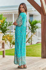 Ellie Maxi Dress Maui Print Kenzie Tenzie