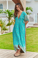 Ellie Maxi Dress Maui Print Kenzie Tenzie