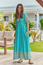 Ellie Maxi Dress Maui Print Kenzie Tenzie