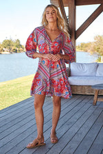 Faith Mini Dress Rosalee Print Kenzie Tenzie