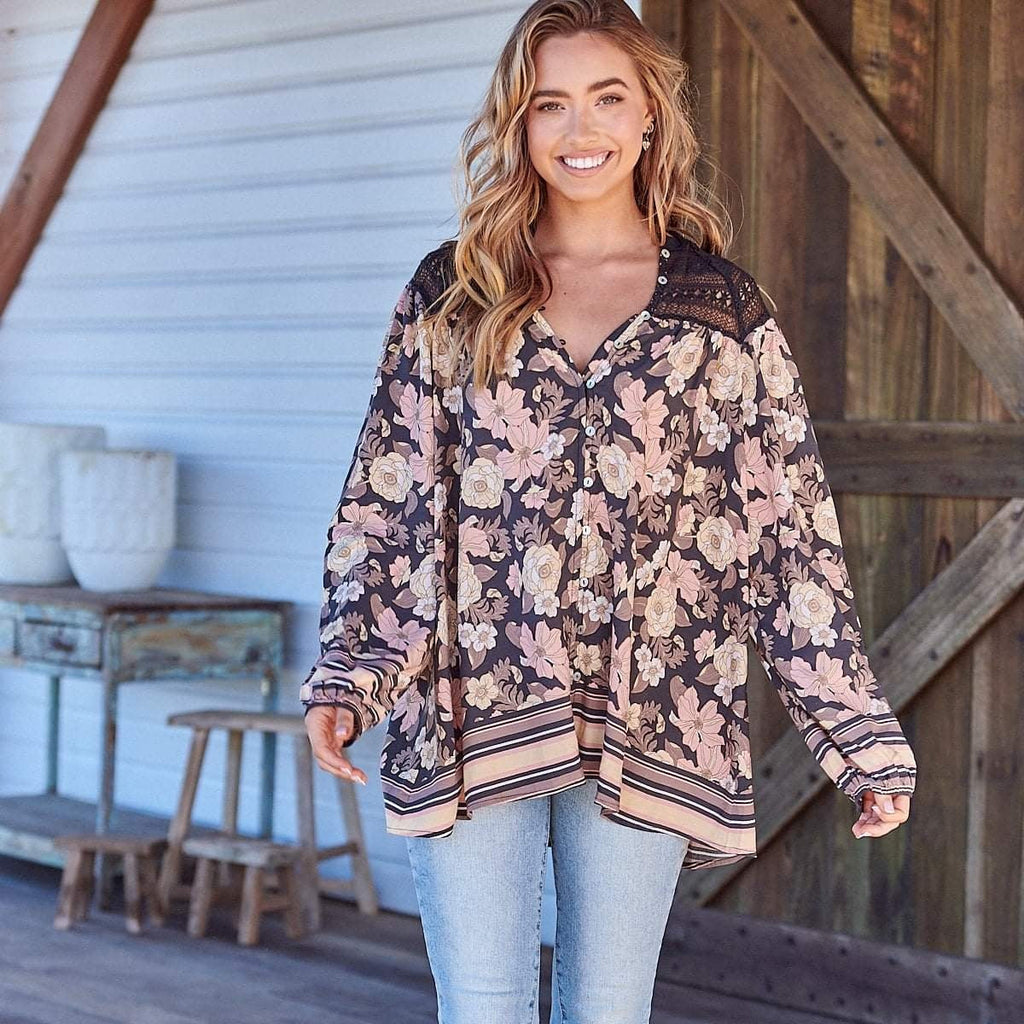 Florence Top Adele Print Kenzie Tenzie