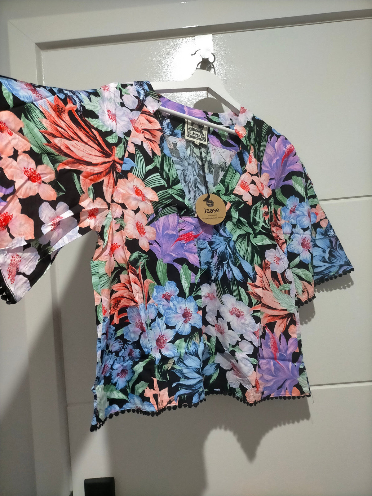 Gabriella Top Midnight Tropics Print Kenzie Tenzie